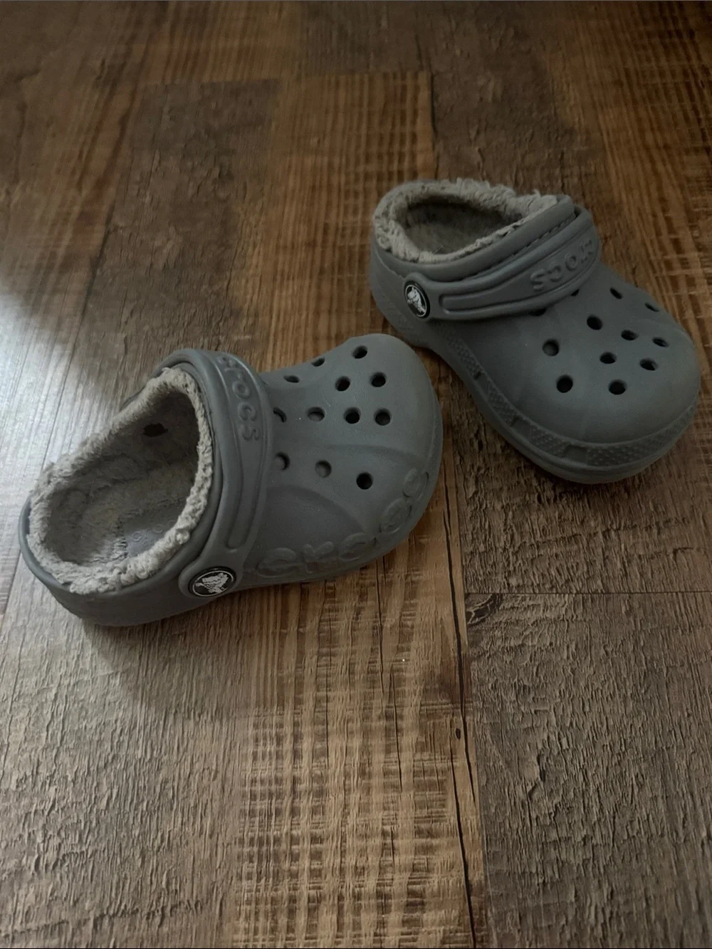 CROCS Kids Classic Fleece Lined - Gray